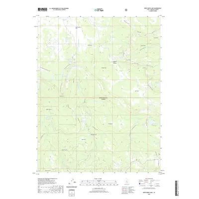 2020 Map of Deer Creek Lake, 2020 Print