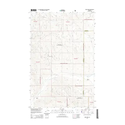 2014 Map of Deer Creek, 2014 Print