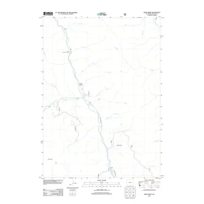 2012 Map of Deer Creek, 2012 Print