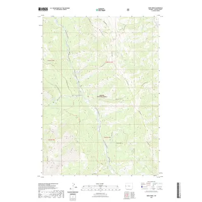 2021 Map of Deer Creek, 2021 Print