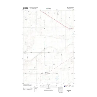 2013 Map of Deer Creek, 2013 Print