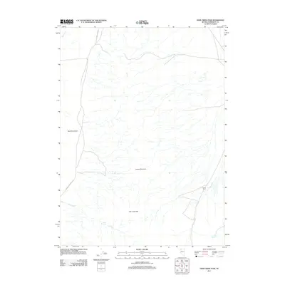 2011 Map of Deer Creek Peak, 2011 Print