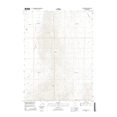 2015 Map of Deer Creek Peak, 2015 Print