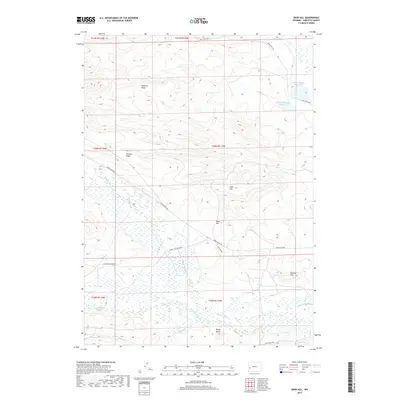 2017 Map of Deer Hill, 2017 Print