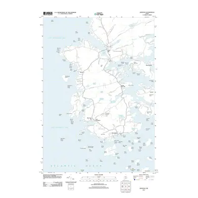 2011 Map of Deer Isle, 2011 Print