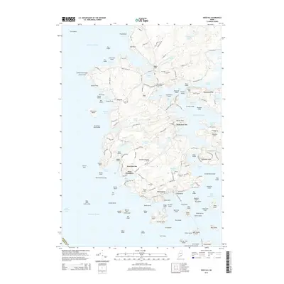 2014 Map of Deer Isle, 2014 Print