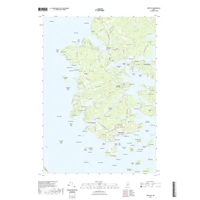 2021 Map of Deer Isle, 2021 Print