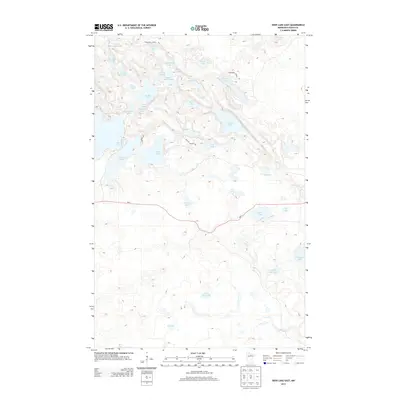 2013 Map of Deer Lake East, 2013 Print