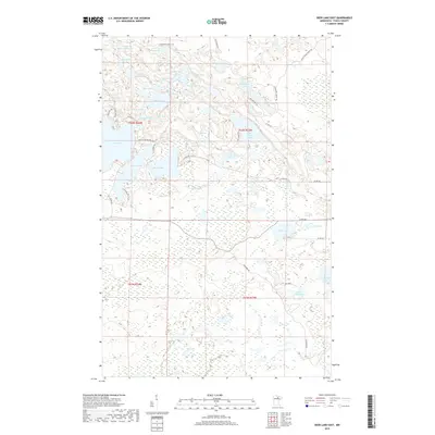 2019 Map of Deer Lake East, 2019 Print