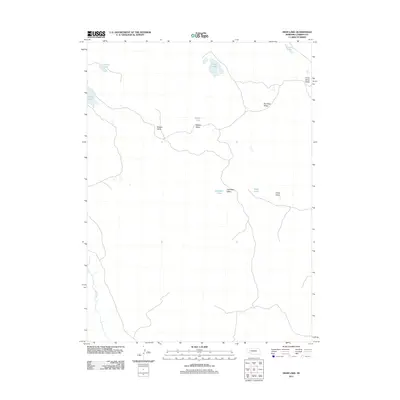 2011 Map of Deer Lake, 2011 Print