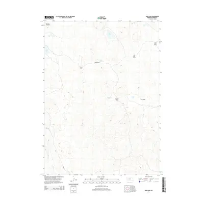 2014 Map of Deer Lake, 2014 Print
