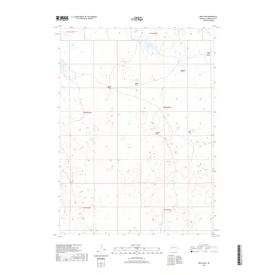 2017 Map of Deer Lake, 2017 Print