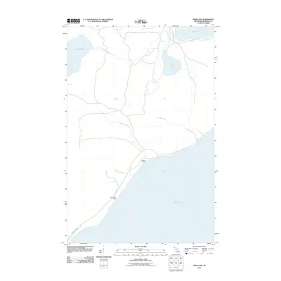 2011 Map of Deer Lake, 2011 Print