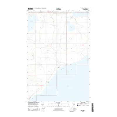 2014 Map of Deer Lake, 2014 Print