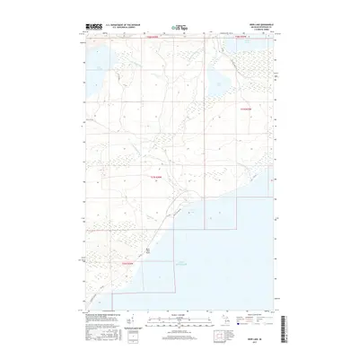 2017 Map of Deer Lake, 2017 Print