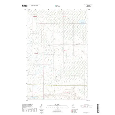 2019 Map of Deer Lake NW, 2019 Print