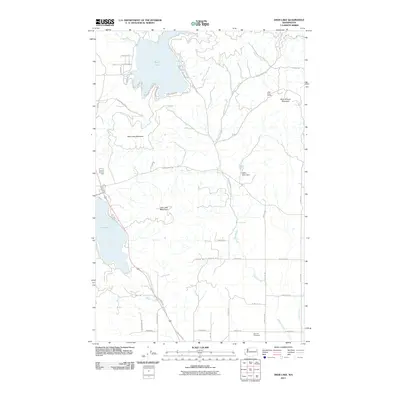 2011 Map of Deer Lake, 2011 Print