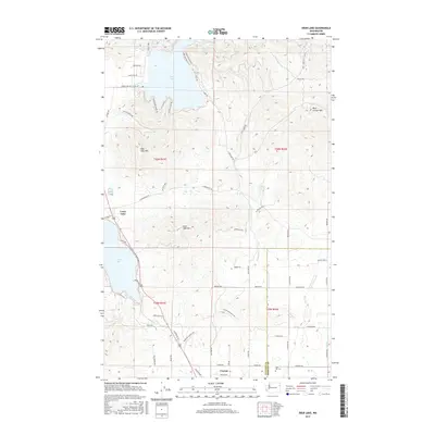 2017 Map of Deer Lake, 2017 Print