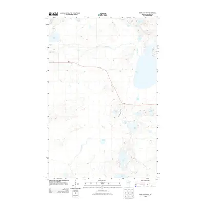 2013 Map of Deer Lake West, 2013 Print