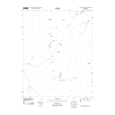 2011 Map of Deer Lodge Canyon, 2011 Print