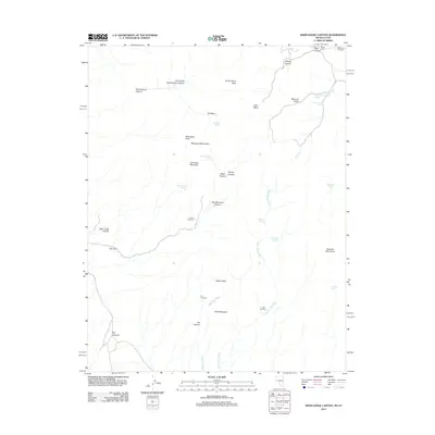 2012 Map of Deer Lodge Canyon, 2012 Print