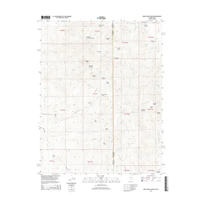 2014 Map of Deer Lodge Canyon, 2014 Print