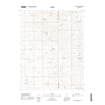 2018 Map of Deer Lodge Canyon, 2018 Print
