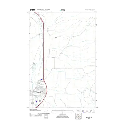 2011 Map of Deer Lodge, 2011 Print