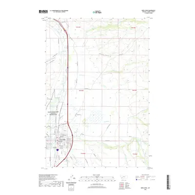 2020 Map of Deer Lodge, 2020 Print