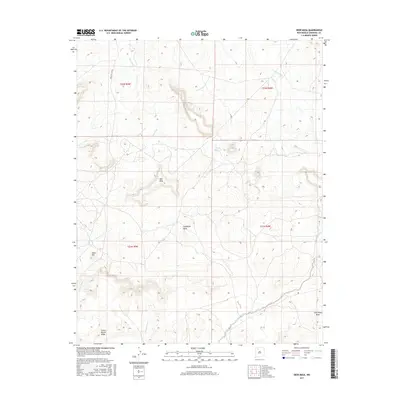 2017 Map of Deer Mesa, 2017 Print