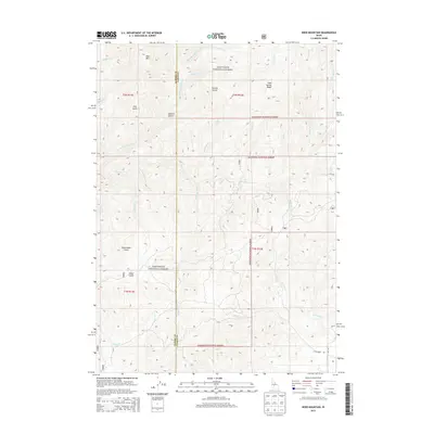 2013 Map of Deer Mountain, 2013 Print