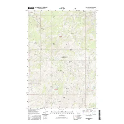 2017 Map of Deer Mountain, 2017 Print