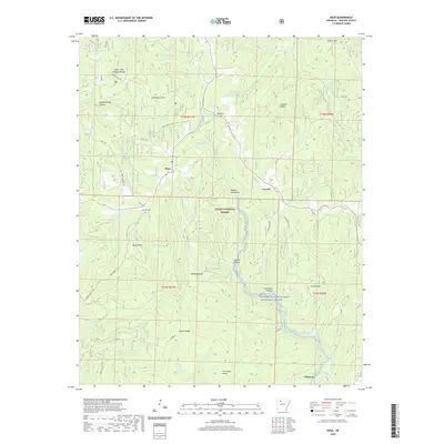 2020 Map of Deer, 2020 Print