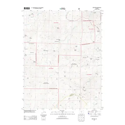 2013 Map of Deer Peak, 2013 Print