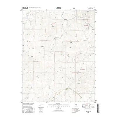 2016 Map of Deer Peak, 2016 Print
