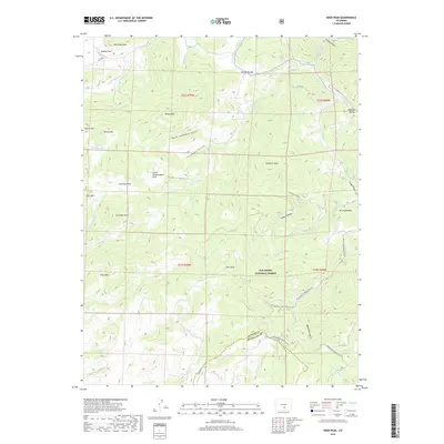 2019 Map of Deer Peak, 2019 Print