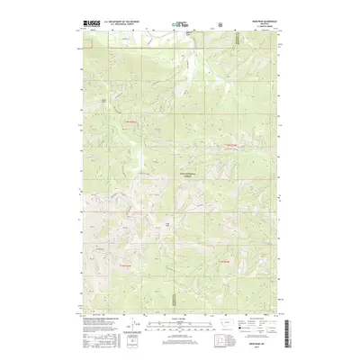 2017 Map of Deer Peak, 2017 Print