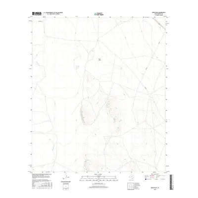 2016 Map of Deer Peak, 2016 Print