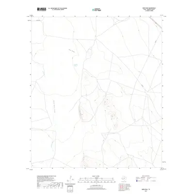 2019 Map of Deer Peak, 2019 Print