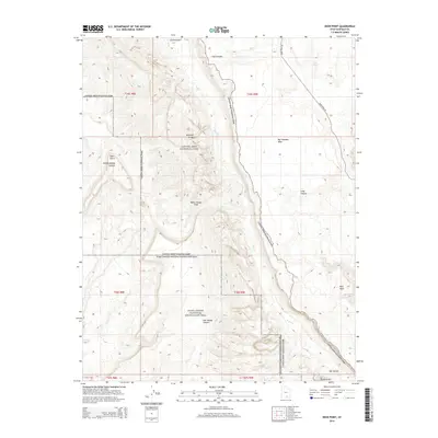 2014 Map of Deer Point, 2014 Print