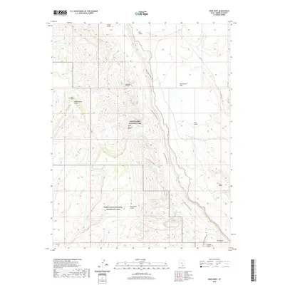 2020 Map of Deer Point, 2020 Print