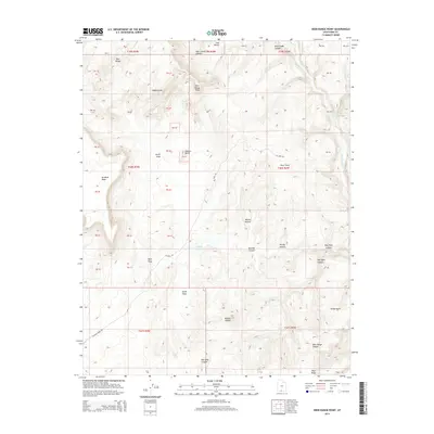 2014 Map of Deer Range Point, 2014 Print