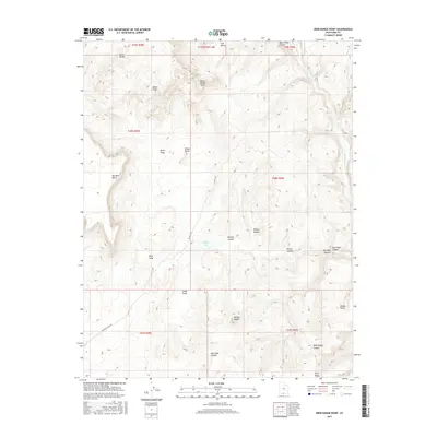 2017 Map of Deer Range Point, 2017 Print