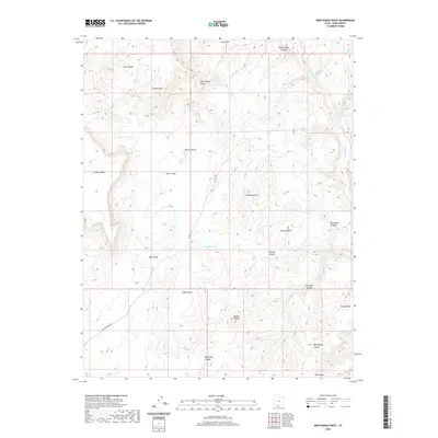 2020 Map of Deer Range Point, 2020 Print