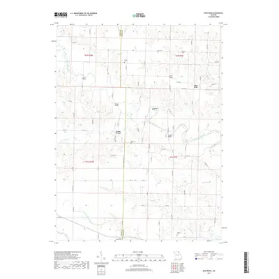 2017 Map of Deer Ridge, 2017 Print