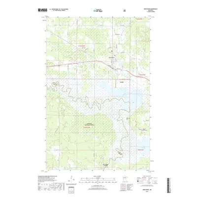 2019 Map of Deer River, 2019 Print