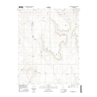 2017 Map of Deer Spring Point, 2017 Print
