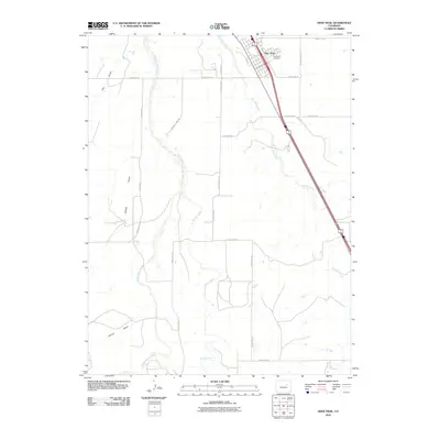 2010 Map of Deer Trail, 2010 Print