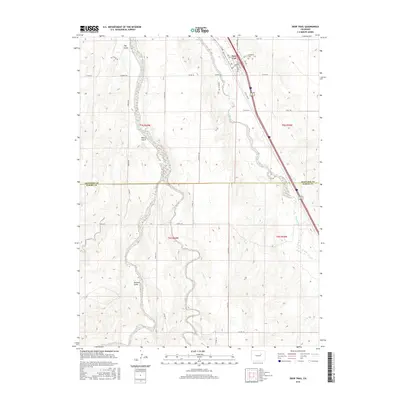 2016 Map of Deer Trail, 2016 Print