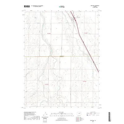 2019 Map of Deer Trail, 2019 Print